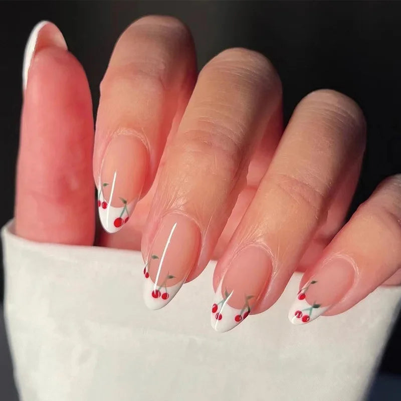 Novari French Little Cherry Nails