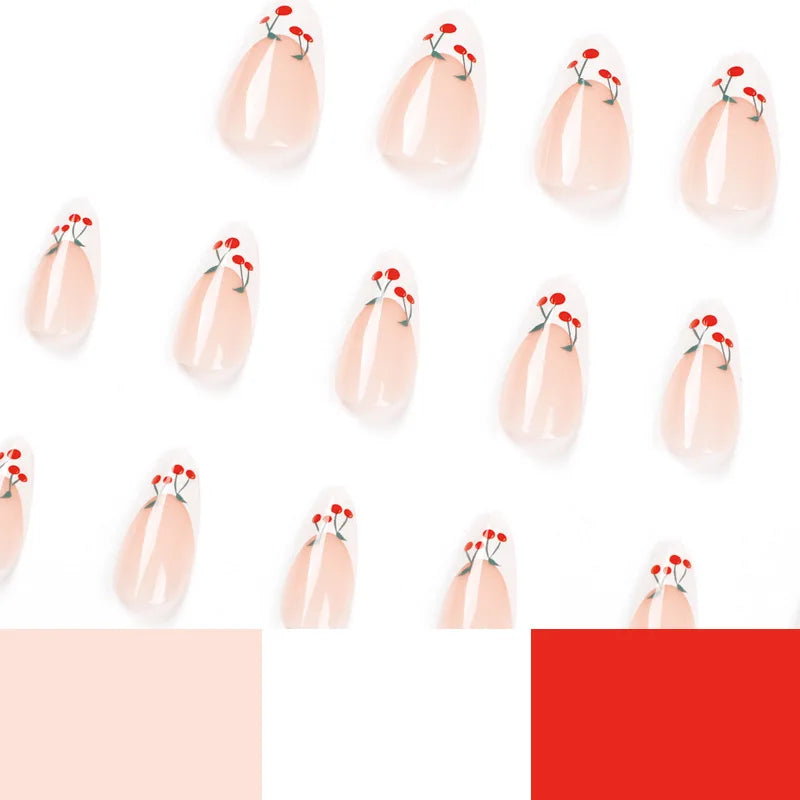 Novari French Little Cherry Nails