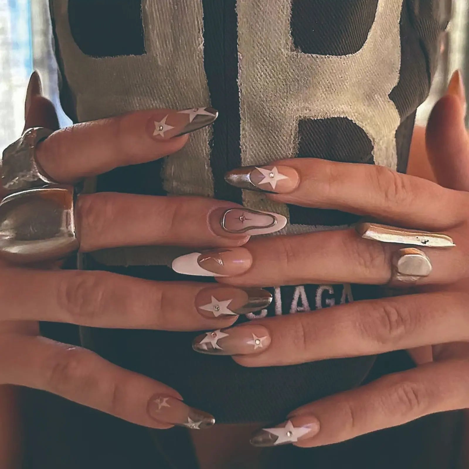 Novari French pointed daily Nails