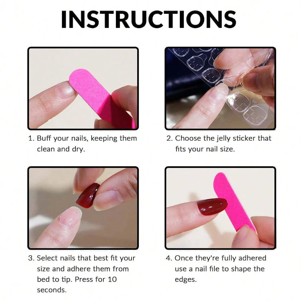 Novari Medium Nails Stiletto Pink French Trim