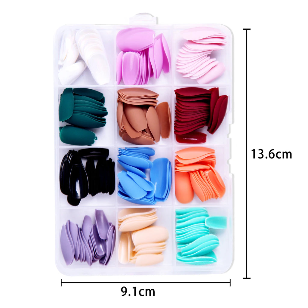 Novari Matte Acrylic Tips Mixed Color