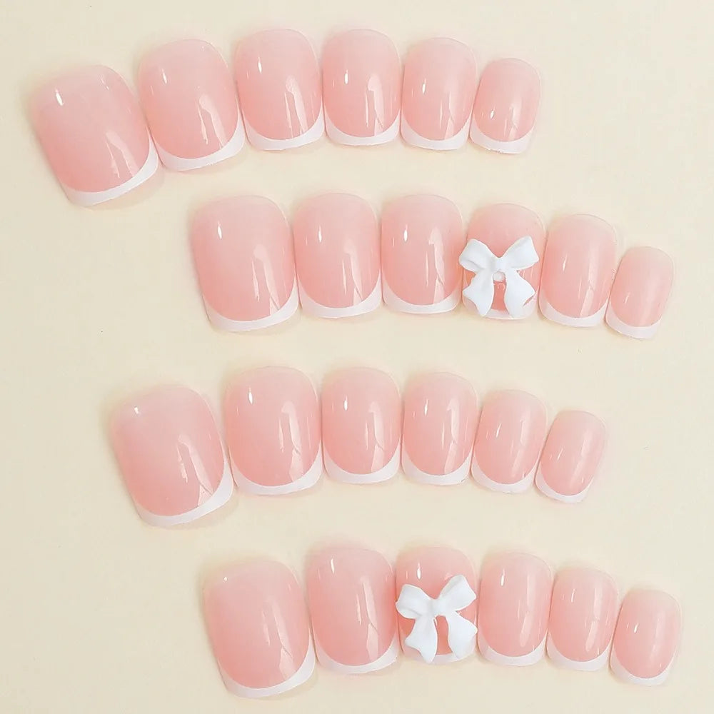 Novari Manicure French Nails Square Head