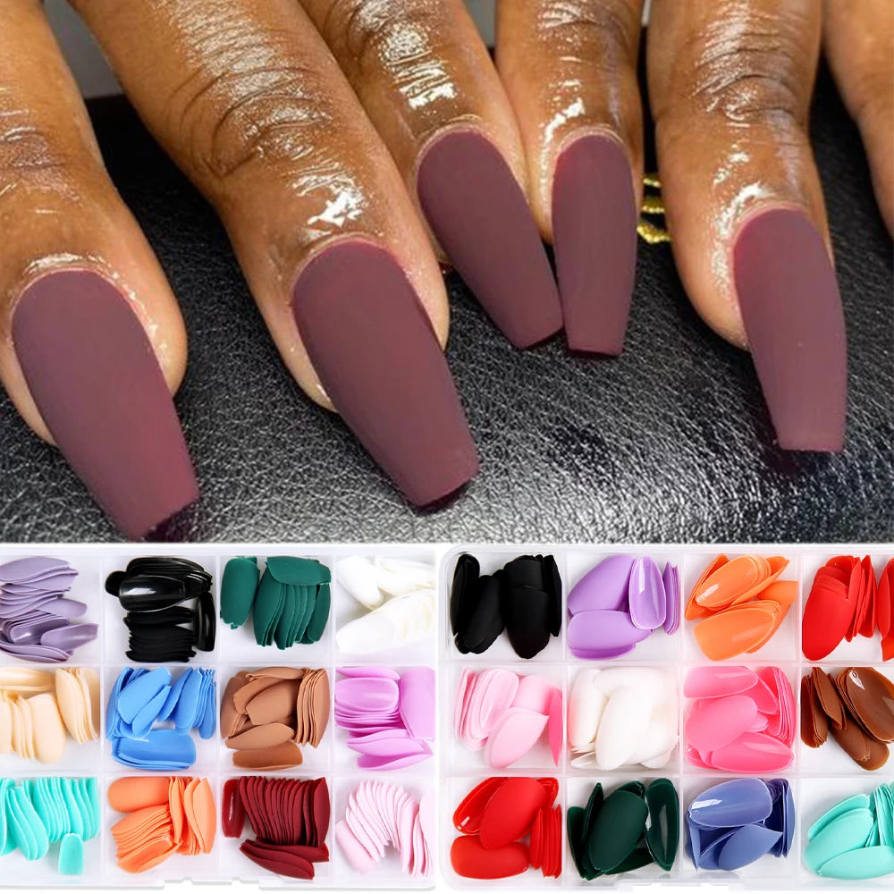 Novari Matte Acrylic Tips Mixed Color