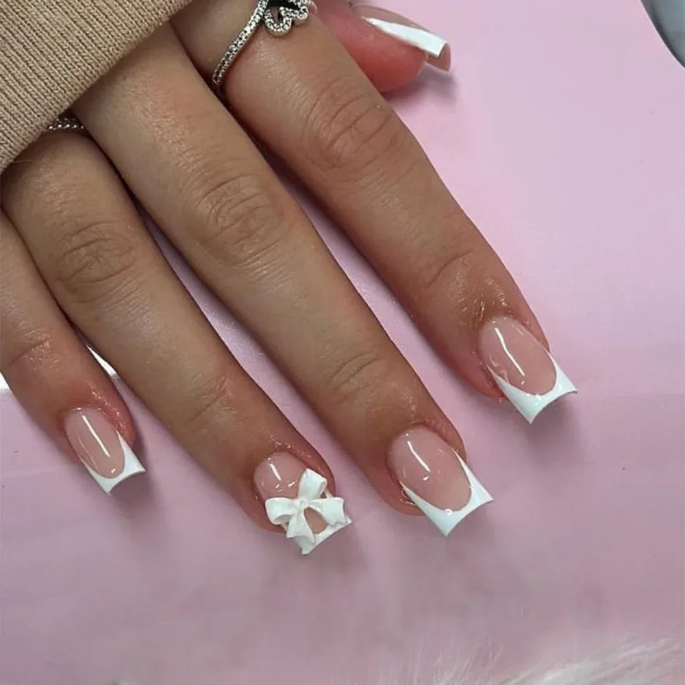 Novari Manicure French Nails Square Head