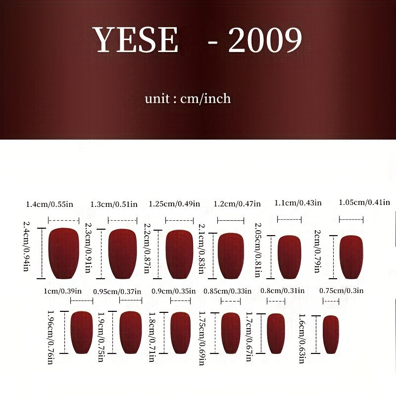 Novari Red Camellia French Nails